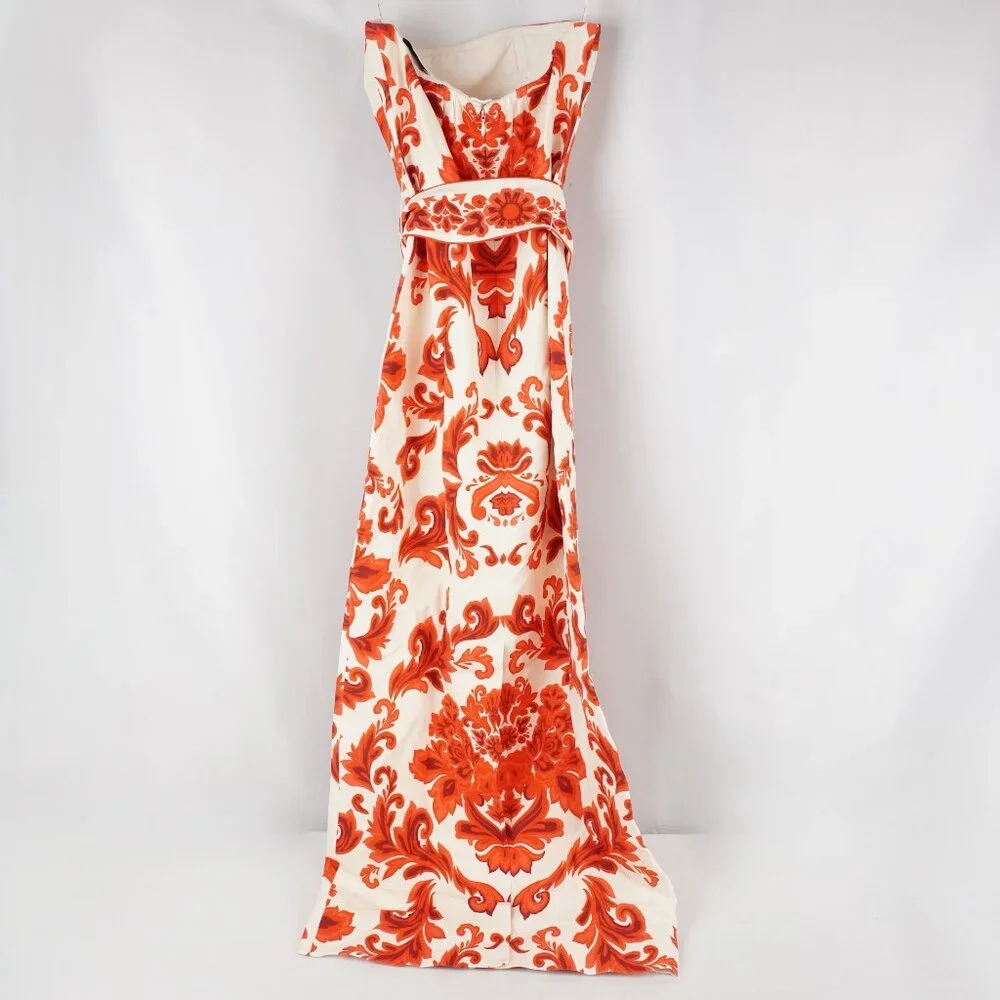 Cara Cara Newcastle Stretch Crepe Strapless Dress in Fiore Red - Size 2 - NWT - Picture 3 of 9